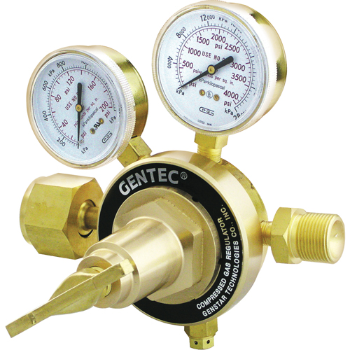 Heavy-Duty Manifold Regulator, Inert Gases, 1"-11-1/2 NPS LH(M) Inlet Mukwa Safety Services