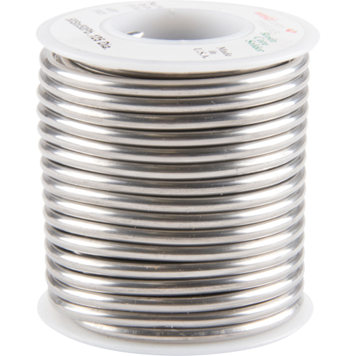 M&eacute;tal d'apport standard, &agrave; base de plomb, 50 % d'&eacute;tain, 50 % de plomb, &acirc;me Colophane, dia. 0,125" Mukwa Safety Services