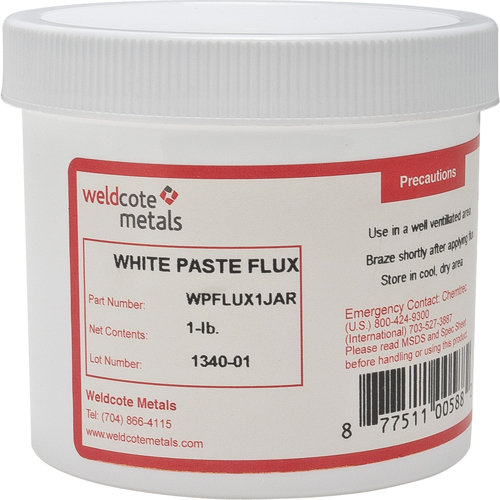 Flux de brasage blanc en p&acirc;te Mukwa Safety Services