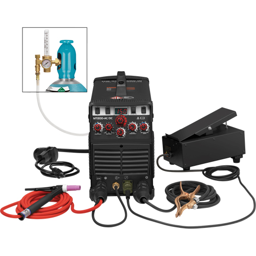 Syst&egrave;me de soudage TIG c.a./c.c. MT200 Mukwa Safety Services