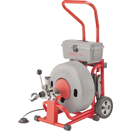 Drum Machine #K-6200 with#C-24-IW Cable, Electric, 5/8" x 100' Mukwa Safety Services