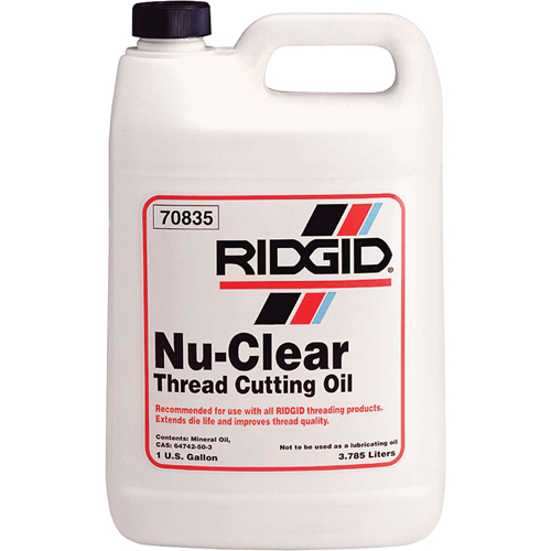 Nu-Clear Thread Cutting Oil, Jug Mukwa Safety Services