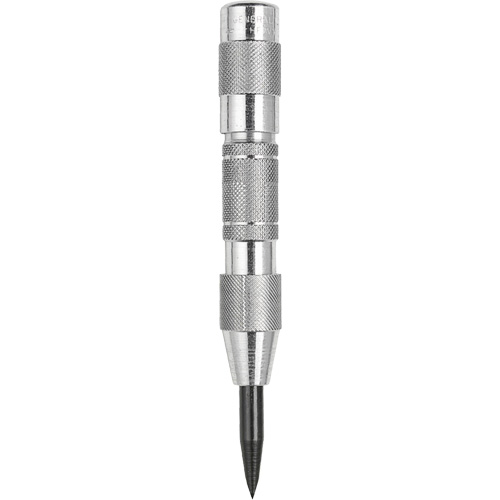 Automatic Center Punch, 13/125" Dia., 5/8" Stock Size, 5" L Mukwa Safety Services