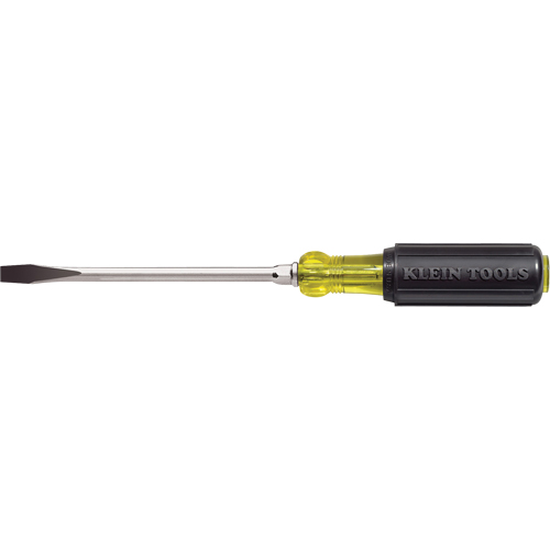 Heavy-Duty Slot Keystone Screwdriver, 5/16", 10-15/16" L, Cushion Grip Handle Mukwa Safety Services
