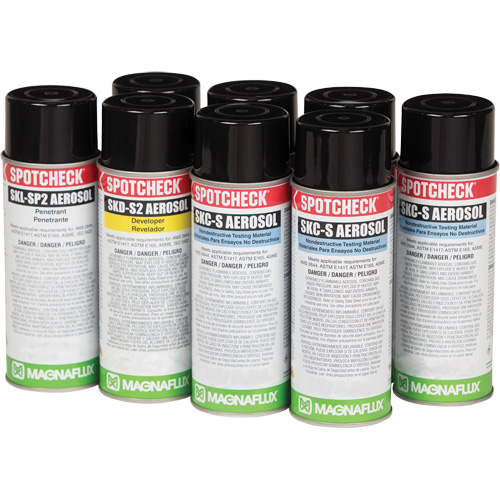 Solvent Removable Visible Penetrant Testing Kits, Kit Mukwa Safety Services