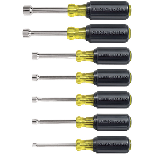 Cushion-Grip Nut Driver Set with 3" Shafts, 7, Non Magnetic, Imperial Mukwa Safety Services