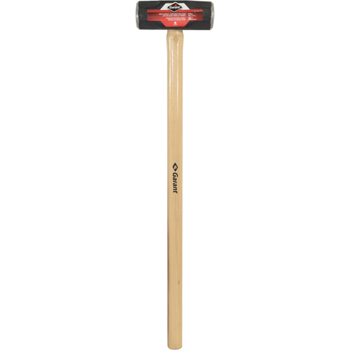 Double-Face Sledge Hammer, 12 lbs., 36" L, Wood Handle Mukwa Safety Services
