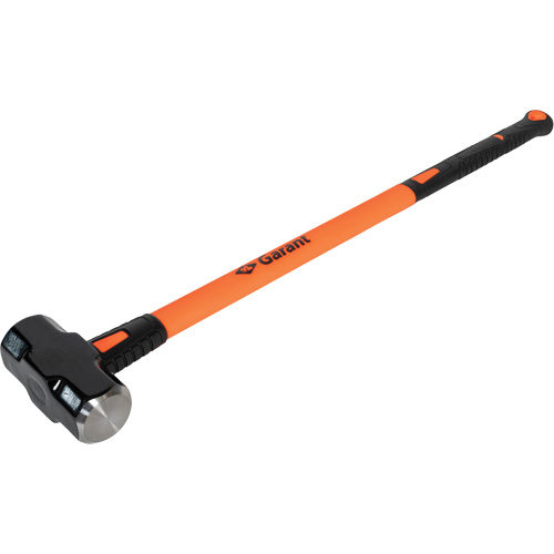 Double-Faced, Fiberglass Sledge Hammer, 8 lbs., 36", Fibreglass Handle Mukwa Safety Services