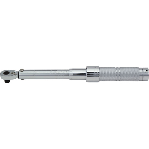 Cl&eacute; dynamom&eacute;trique microm&eacute;trique &agrave; cliquet, &agrave; cliquer, Entraînement 1/2" carr&eacute;, 50 - 250 lb-pi Mukwa Safety Services