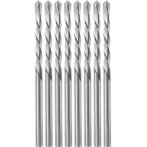8-Piece Guidepoint Spiral Saw Bit with 1/8" Diameter, 1/8", 3/4" Flute Mukwa Safety Services