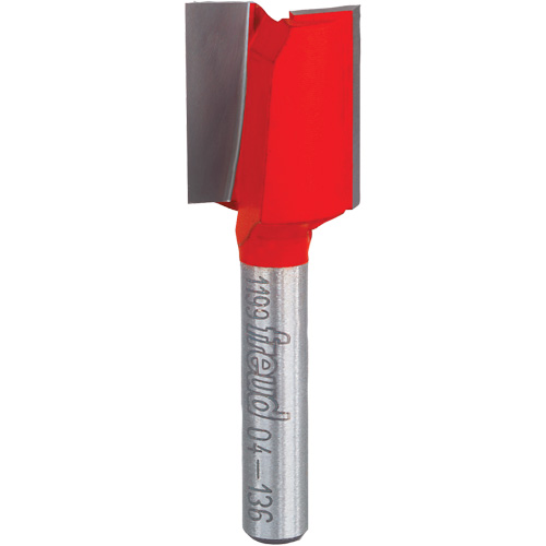 Fraise - foret droit &agrave; double cannelure, 5/8" dia, 7/8" ha, 2-1/8" lo, 1/4" Manche Mukwa Safety Services