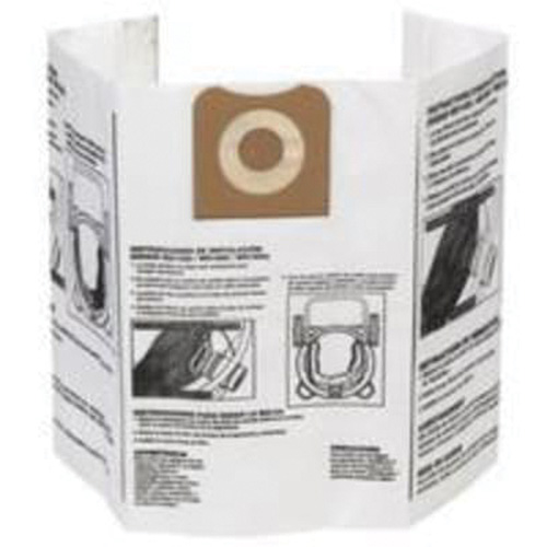 High-Efficiency Vacuum Dust Bags, 12 - 16 US gal. Mukwa Safety Services