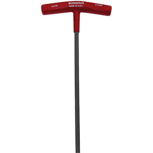 Individual Hex Keys - Metric, Hex End, 3 mm x 7.7" L, T Handle Mukwa Safety Services