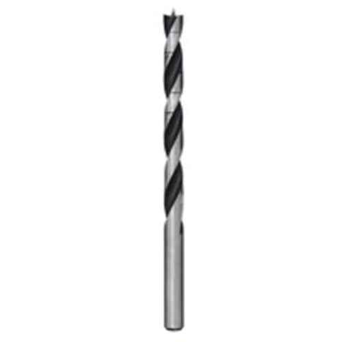 Brad Point Wood Bit, 3/16", 3-1/2" Length, 3/16" Shank Mukwa Safety Services