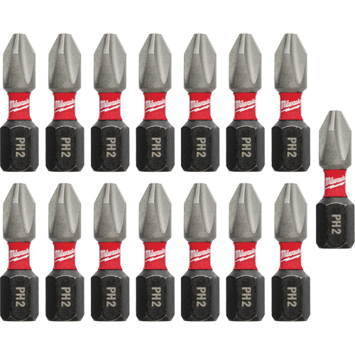 Shockwave Impact Insert Bits, Phillips, #2, 1/4" Drive Mukwa Safety Services