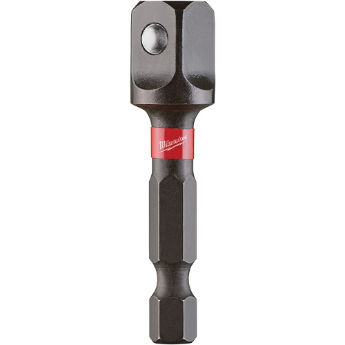 Shockwave Impact Driver Socket Adapters, 1/4" Drive Size, 3/8" Male Size, Ball, 1-7/8" L Mukwa Safety Services
