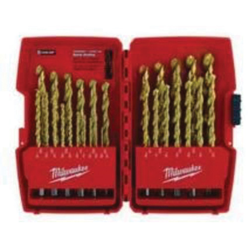 Jeu de forets &eacute;tag&eacute;s Thunderbolt, 29 morceaux, Acier rapide Mukwa Safety Services
