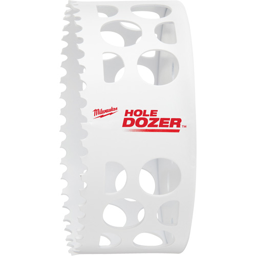 Scie-cloche Hole Dozer, 4-1/2", Profondeur de la coupe 1-5/8", Bim&eacute;tal Mukwa Safety Services