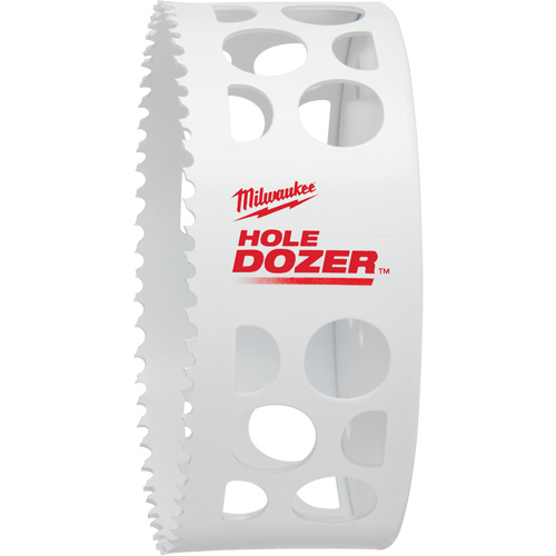 Scie-cloche Hole Dozer, 4-3/4", Profondeur de la coupe 1-5/8", Bim&eacute;tal Mukwa Safety Services