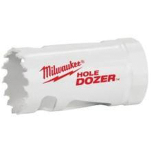Scie-cloche Hole Dozer avec arbre, 1", Profondeur de la coupe 1-5/8", Bim&eacute;tal Mukwa Safety Services