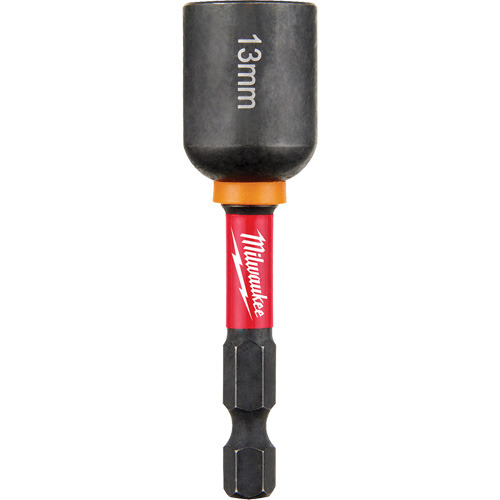 Tourne-&eacute;crou Shockwave Impact Duty, Embout 1/4", Prise 13 mm, 2-9/16" lo, Magn&eacute;tique Mukwa Safety Services