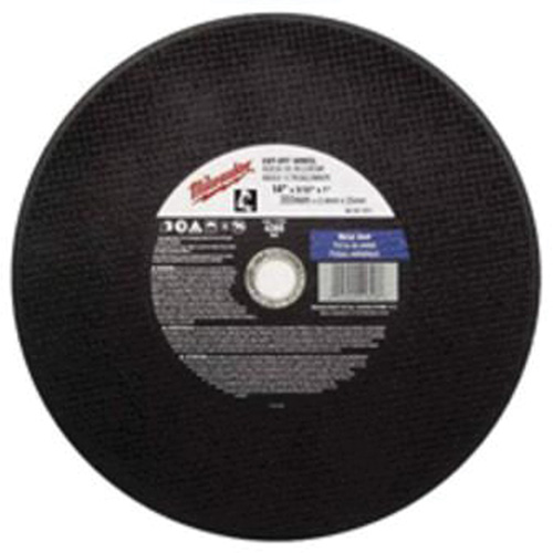 Meule &agrave; tronçonner de premi&egrave;re qualit&eacute;, 12" x 1/8", Arbre de 20 mm, Type 1, Carbure de silicium, 4365 Tr/min Mukwa Safety Services