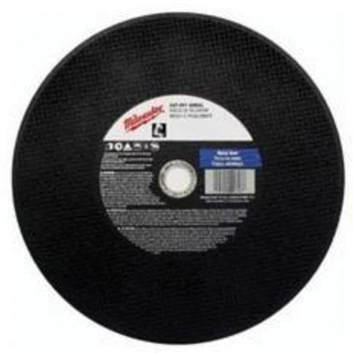General Purpose Cut-Off Wheels, 14" x 3/32", 1" Arbor, Type 1, Aluminum Oxide, 4365 RPM Mukwa Safety Services