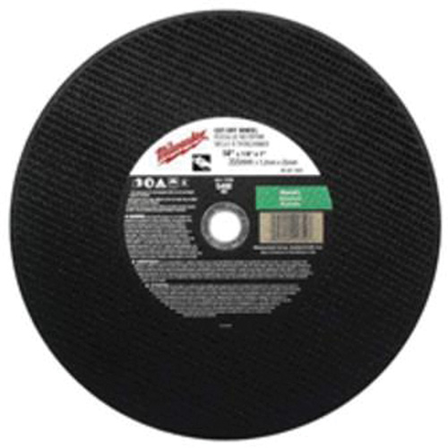 Premium Cut-Off Wheels, 14" x 1/8", 20 mm Arbor, Type 1, Silicon Carbide, 5400 RPM Mukwa Safety Services
