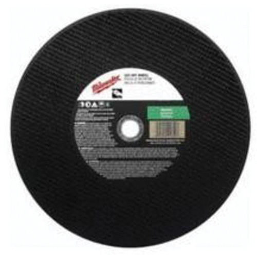 Premium Cut-Off Wheels, 14" x 1/8", 1" Arbor, Type 1, Silicon Carbide, 5400 RPM Mukwa Safety Services