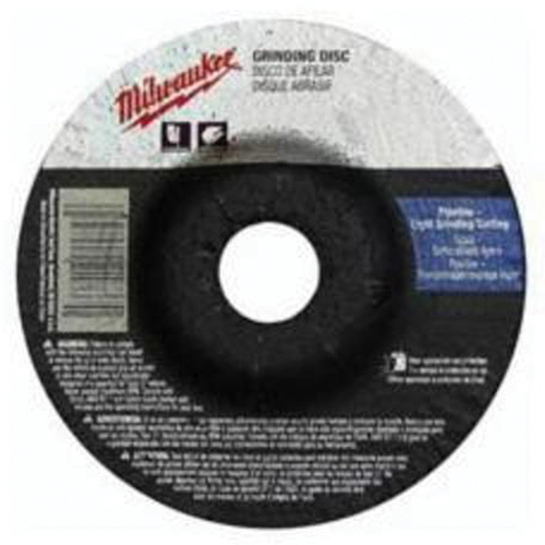 Grinding Wheel, 4-1/2" x 1/4", 7/8" Arbor, Aluminum Oxide, Type 27 Mukwa Safety Services