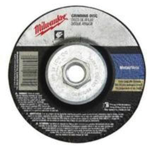 Grinding Wheel, 4-1/2" x 1/4", 5/8"-11 Arbor, Zirconium, Type 27 Mukwa Safety Services