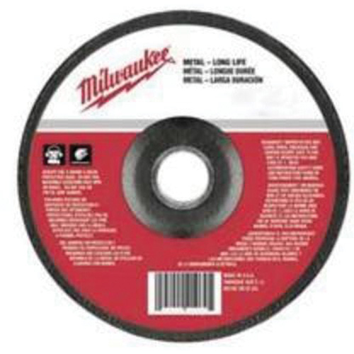Grinding Wheel, 6" x 1/4", 5/8"-11 Arbor, Aluminum Oxide, Type 27 Mukwa Safety Services