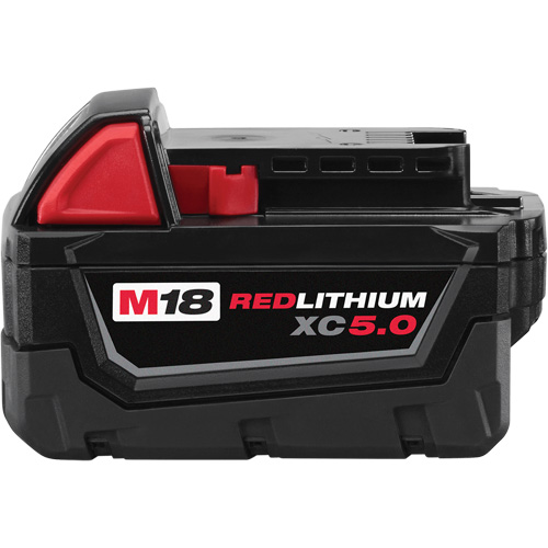 M18 Redlithium XC5.0 Extended Capacity Battery Pack, Lithium-Ion, 18 V, 5 A Mukwa Safety Services
