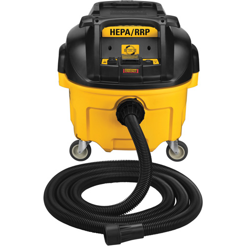 Heavy-Duty HEPA Wet-Dry Dust Extractor Vacuum, 20" x 19" x 20" Mukwa Safety Services