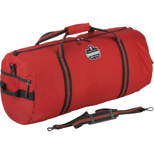Sac de sport mod&egrave;le 5020 Arsenal, Nylon, 2 pochettes, Rouge Mukwa Safety Services