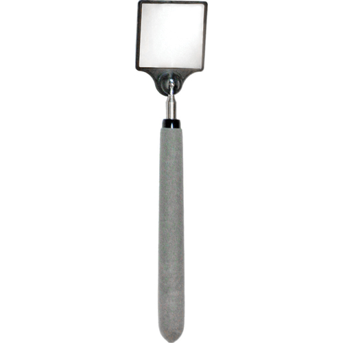 Acrylic Inspection Mirror, Square, 2" L x 2" W, Telescopic Mukwa Safety Services