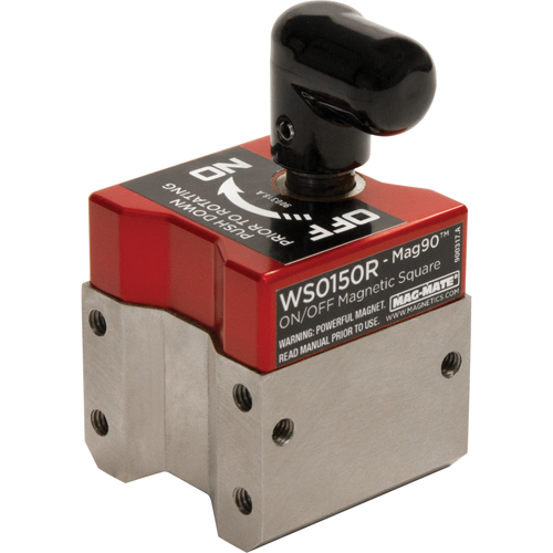 Mag90 On/Off Magnetic Squares, 1-1/2" L x 1-1/2" W x 2-3/4" H, 150 lbs. Mukwa Safety Services