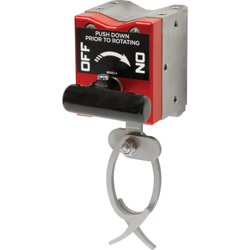 Crochets de suspension avec interrupteur, Longueur de 7-5/8", Diam&egrave;tre de 2-1/2", Capacit&eacute; de 110 lb Mukwa Safety Services