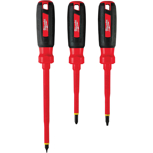 Insulated Screwdriver Kit, 1000 V, 3 Pcs Mukwa Safety Services