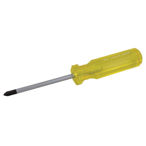 Tournevis Phillips, #0, 5-5/16" l, Prise Plastique Mukwa Safety Services