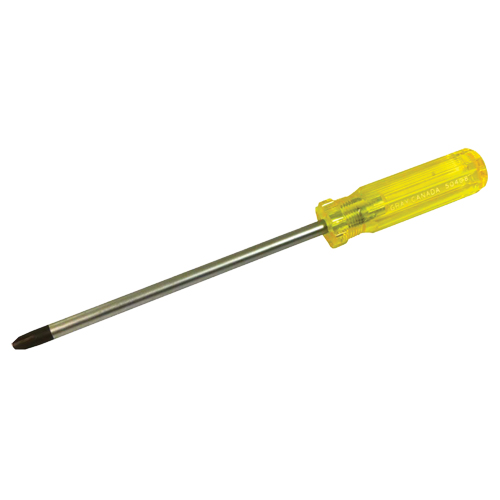 Phillips&reg; Screwdriver, #2, 8-1/4" L, Plastic Handle Mukwa Safety Services