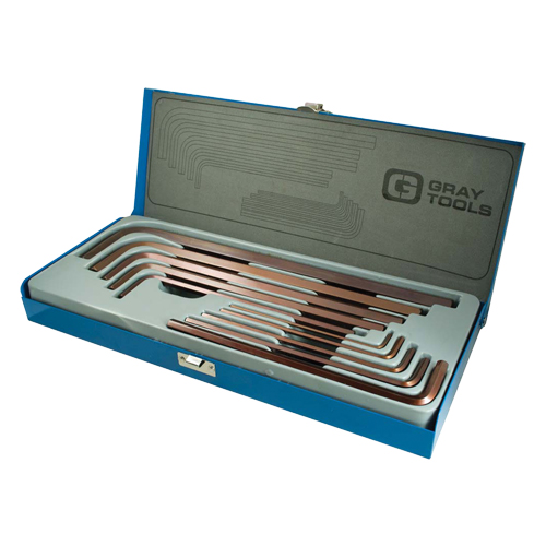 Extra Long Arm Hex Key Set, 10 Pcs., Imperial Mukwa Safety Services