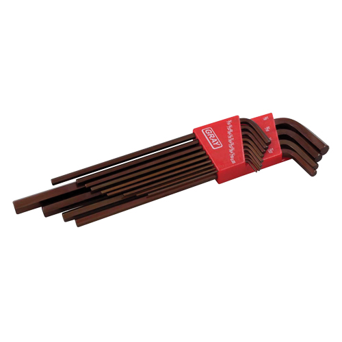 Extra Long Arm Hex Key Set, 13 Pcs., Imperial Mukwa Safety Services