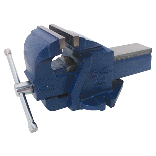 &eacute;tau d'&eacute;tabli en fonte ductile pour m&eacute;canicien, Largeur des m&acirc;choires 4-1/2", Profondeur de la gorge 2-3/5" Mukwa Safety Services