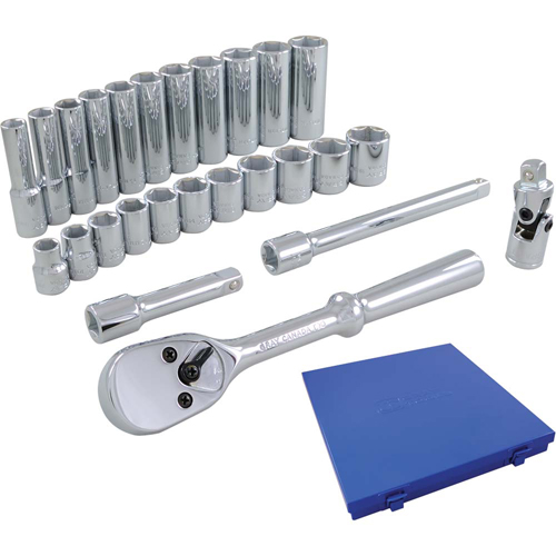 Jeu de douilles et accessoires, 26 Mcx, Prise de 3/8", Profond Mukwa Safety Services