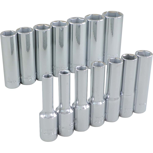 Jeu de douilles, 14 Mcx, Prise de 3/8", Profond Mukwa Safety Services