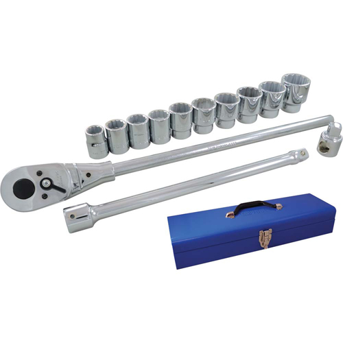 Jeu de douilles et accessoires, 15 Mcx, Prise de 3/4" Mukwa Safety Services