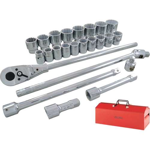 Jeu de douilles et accessoires, 26 Mcx, Prise de 3/4" Mukwa Safety Services