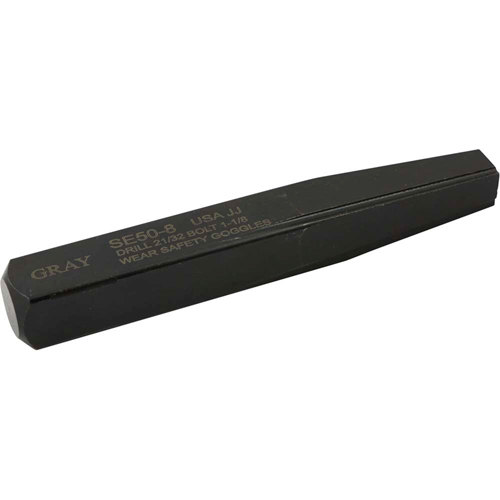 Straight Type Screw Extractor, 8, For Screw Size 1", Carbide Mukwa Safety Services