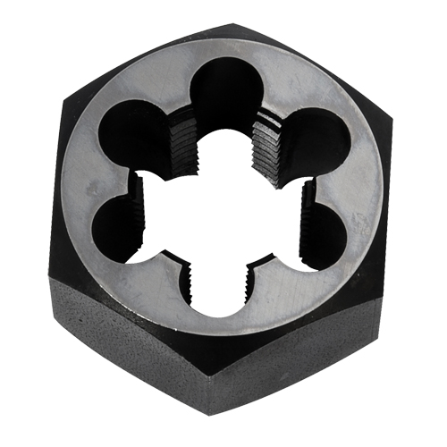 &eacute;crou &agrave; refileter hexagonale, dia. 2"/1", Filet de 3/4"-14, Acier au carbone/Acier au chrome Mukwa Safety Services